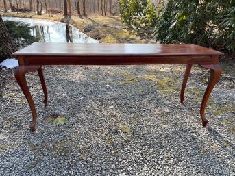 Antique Reproduction  Wood Console Table