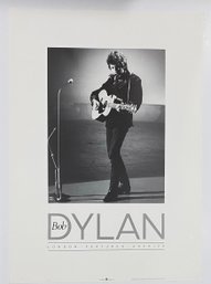 Old Vintage Bob Dylan Rock N Roll Poster