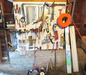 Garage Wall Of Hand Tools