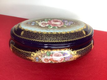 Limoges Floral Trinket Box #2