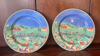 A Pair Of VILLEROY & BOCH Plates Luxembourg 0129A