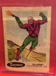 1978 Taystee Bread DC Superheroes Stickers Lex Luthor - K