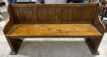 Beautiful Long Deacons Bench