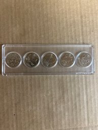 Beautiful Lot Of 5 2006 State Quarter Coin Set