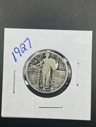 1927 Standing Liberty Silver Quarter