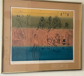 Etching Signed And Numbered, Below The Sahara By Vincent Smith 22/125