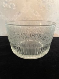 Vintage Glass Ice Bowl