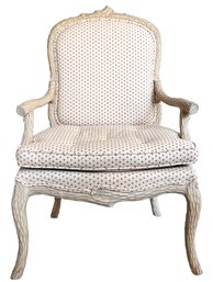 A Fine Carved Wood Fauteuil By Wycombe Meyer