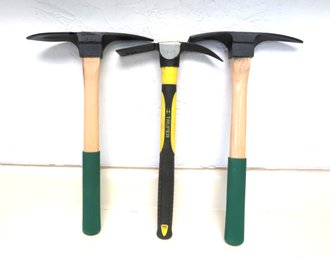 3 Pick Axes Weeding Hoes Never Used