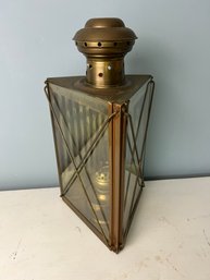 Triangular Brass Lantern