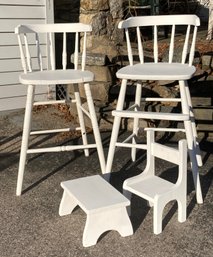 White Wooden Furniture - Vintage Children