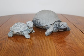 Pair Of Lawn/garden Turtles