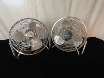Pair Of Electric Fans
