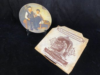 Collector's Plate, Knowles, Norman Rockwell, 'The Lighthouse Keeper's Daughter'