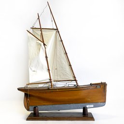 Collectible Model Wooden Sailboat 'Lily'