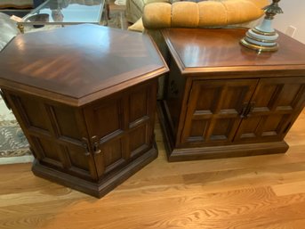 Two Vintage Ethan Allen Side Cabinets