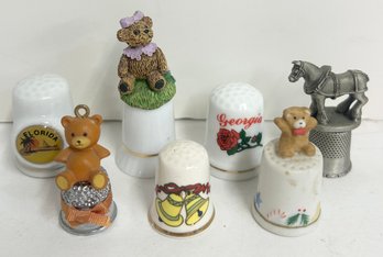 Lot Of Collectible Thimbles