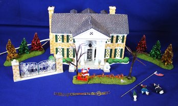 Vintage Department 56 Special Edition Elvis Presley's Graceland Part Of Snow Village