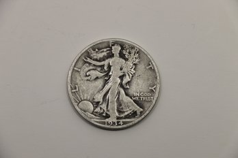 1934 D Silver Walking Liberty Half Dollar Coin