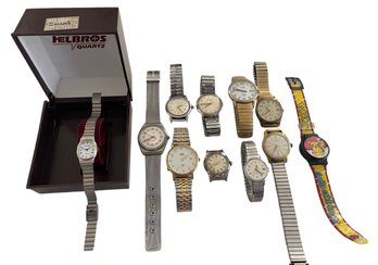 Watch Lot Assorted: Bulova, Acutron, Oris, Pokeman, Hamilton, Timex, More ALL UNTESTED