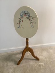 Floral Folding Side Table