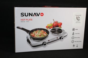 New In Box Sunavo Double Hot Plate