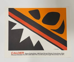 Alexander Calder Exhibition Poster