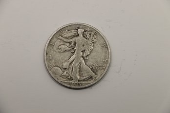 1935 Silver Walking Liberty Half Dollar Coin