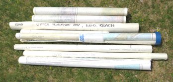 Original Lot Of Nautical Charts Cape Cod Maine