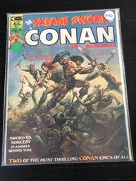 August 1974 The Savage Sword Of Conan #1.    Lot 206