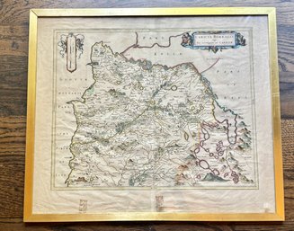 Fabulous Map Of Caricta Borealis Vulgo The North Part And The South Part Of Carrick