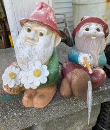 Two Garden Gnomes