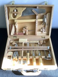 Wooden Tool Chest For Young Carpenters