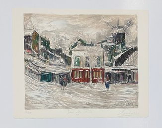 First Edition Lithograph On Arches, Maurice Utrillo