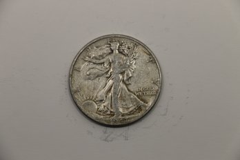 1947 D Silver Walking Liberty Half Dollar Coin