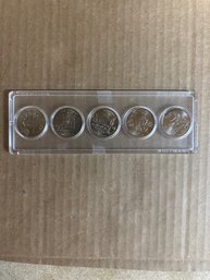 Beautiful Lot Of 5 2008 State Quarter Coin Set