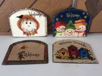 Slate Welcome Signs Lot