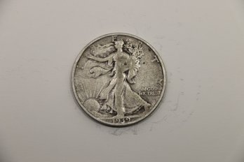 1939 S  Silver Walking Liberty Half Dollar Coin