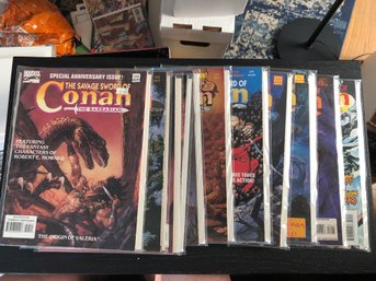 11 The Savage Sword Of Conan The Barbarian. # 225-235      Lot 207