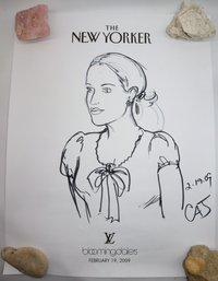 The New Yorker Louis Vuitton Bloomingdales February 19, 2009 Poster