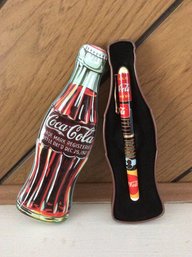 Coca Cola Collectors Pen In Tin