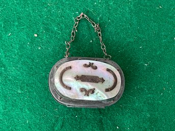 Antique Mother Of Pearl Shell Change Purse
