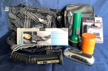 Flashlights, Tools, Traveler Bag, More