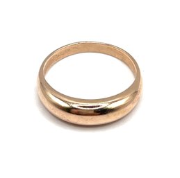 Vintage Milor Italian Sterling Silver Copper Color Ring, Size 6.75