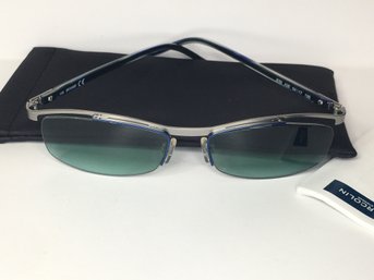 Great Brand New ROBERTO CAVALLI / JUST CAVALLI Gray Sunglasses With Soft Case And Booklet - Never Worn !
