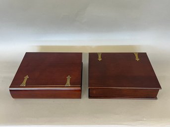 3 Bombay Wood Book Shaped Boxes