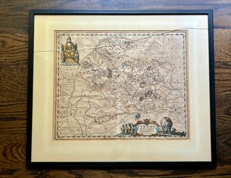 Vintage Map Of Yunnan Provence