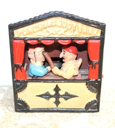 Cast Iron Punch And Judy Bank