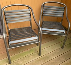 Pair Of Outdoor Strap Chairs