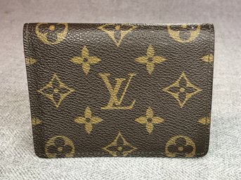 Guaranteed Authentic LOUIS VUITTON Unisex Credit Card Wallet / ID Case - Made In France - We Have More LV